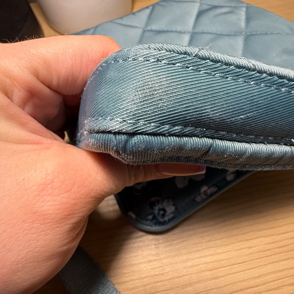 Vera Bradley Blue Quilted Crossbody Bag - Picture 4 of 11